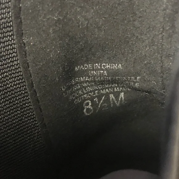 Soda Black Chunky Heeled Ankle Boots with crocodile/snake print - Picture 7 of 14